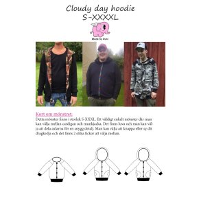 Cloudy day hoodie male