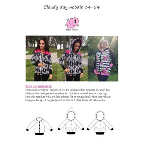 Cloudy day hoodie woman