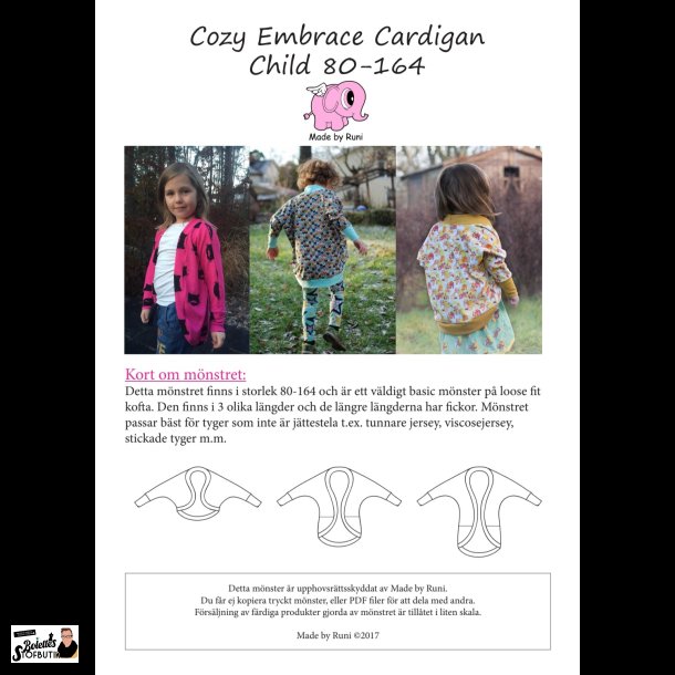 Cozy embrace cardigan child