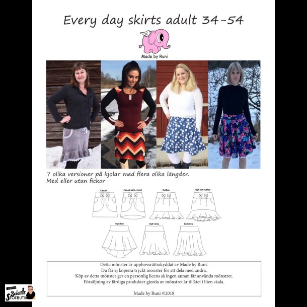 Every day skirts adult 