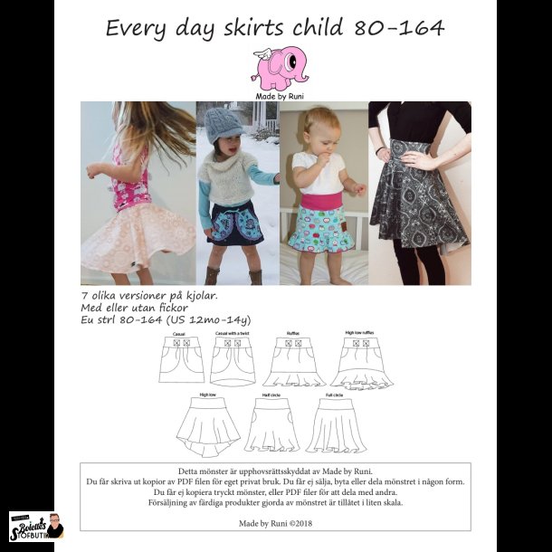 Every day skirts child