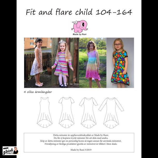 Fit and flare child 