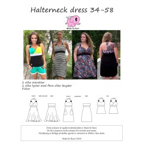 Halterneck dress adult 