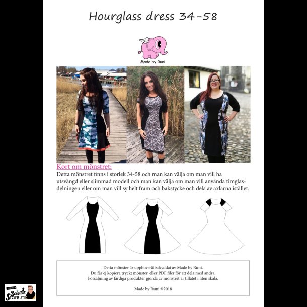 Hourglass dress adult 