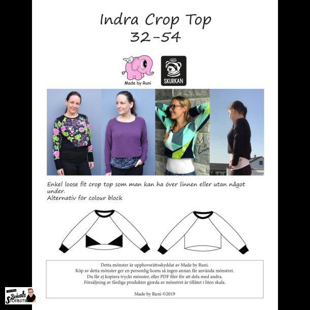 Indra crop top adult 
