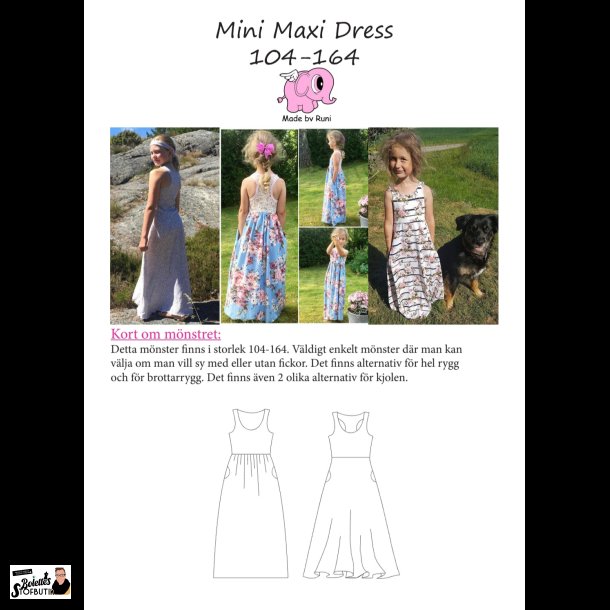 Mini maxi dress