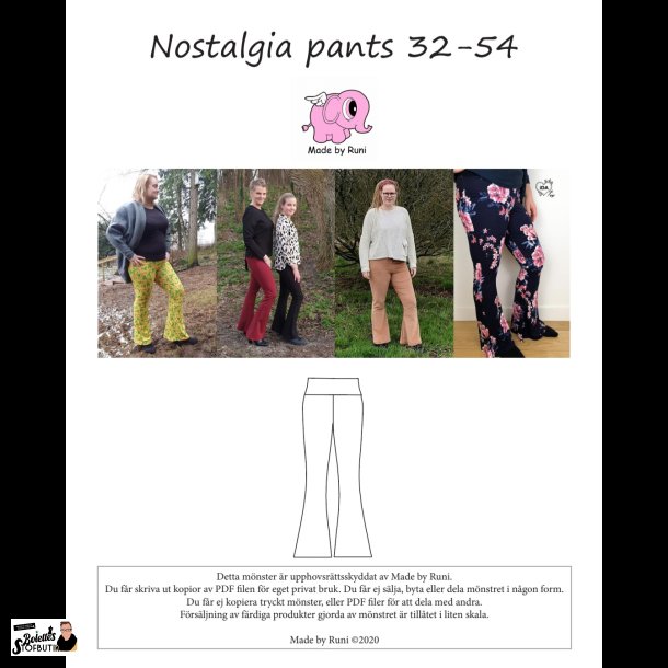 Nostalgia pants adult 