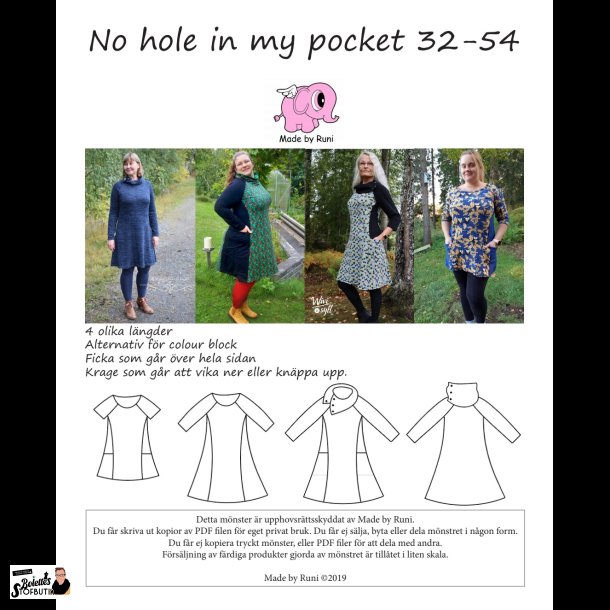 No hole in my pocket adult 