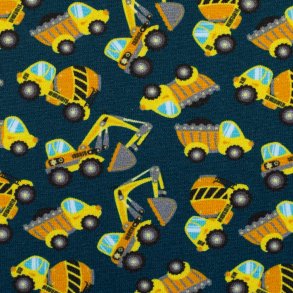 Maskiner bomulds jersey