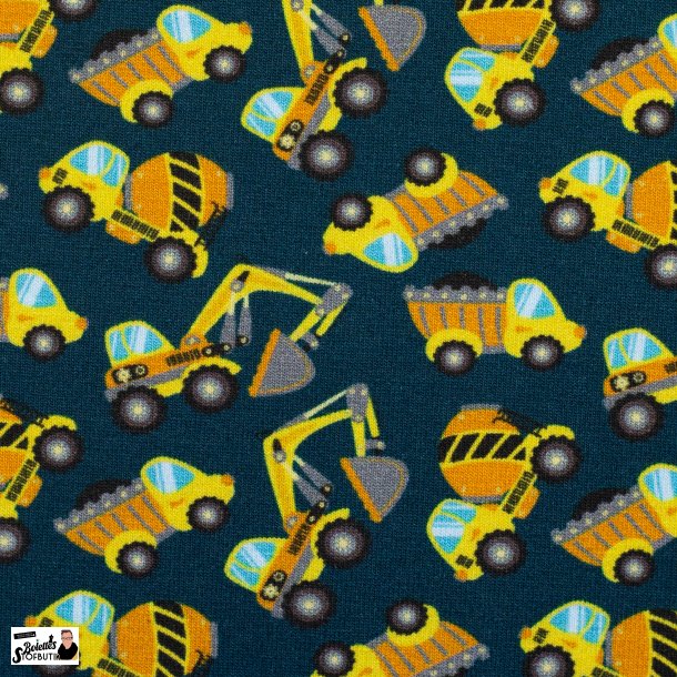 Maskiner bomulds jersey