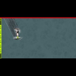 Trist rensdyr panel french terry