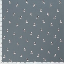 Sm zebra bomulds jersey