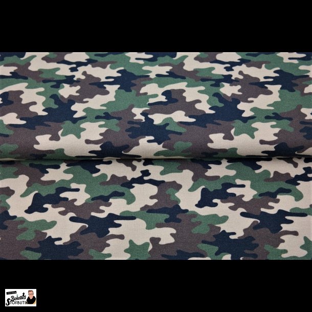 Camouflage French terry