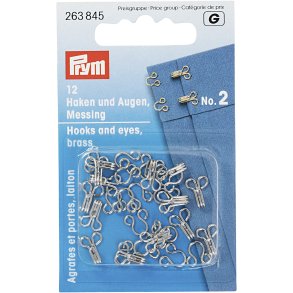Hooks and eyes prym