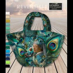 Pfugl og pige taske panel