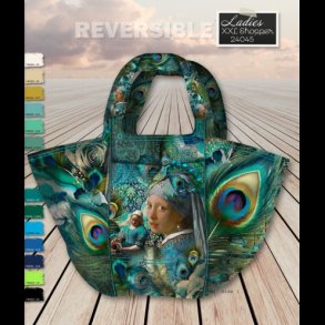 Pfugl og pige taske panel