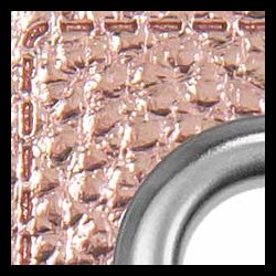 Snre huller i imiteret lder firkantet