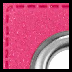 Snre huller i imiteret lder firkantet