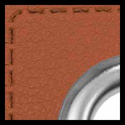 Snre huller i imiteret lder firkantet