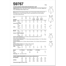 Simplicity 9767-A