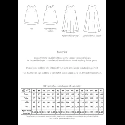 A-facon top &amp; kjole 1045