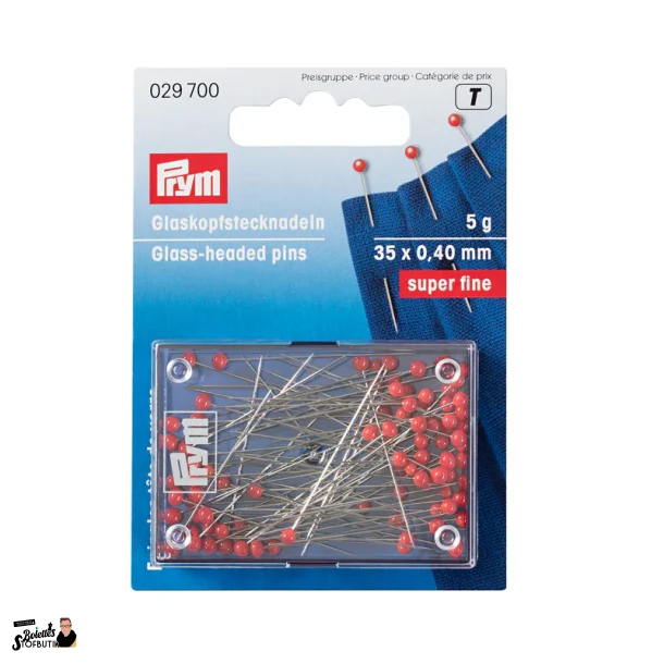 Knappen�le med glas hoved super fine