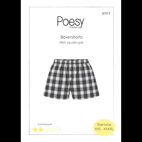 Boxershorts med og uden gylp 3002