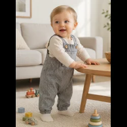 Overalls med tryk�bning i benene 138
