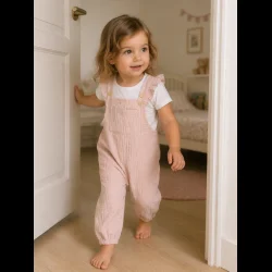 Overalls med tryk�bning i benene 138