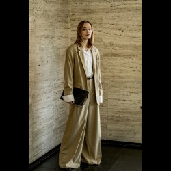 Bambus/polyester Buksestof