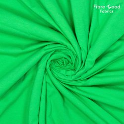 Grn bomuld med let strk