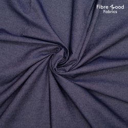 Denim washed dark blue bomuld