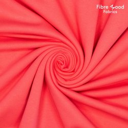 Laksefarvet rundstrikket rib