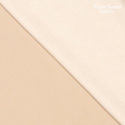 Lysegr rundstrikket rib