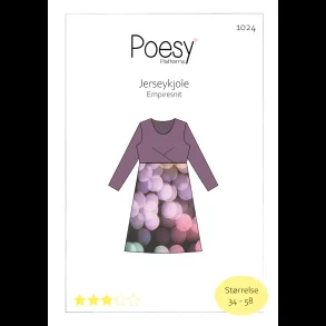 Jerseykjole med empiresnit 1024