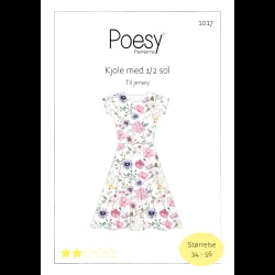 Kjole med 1/2 sol 1017