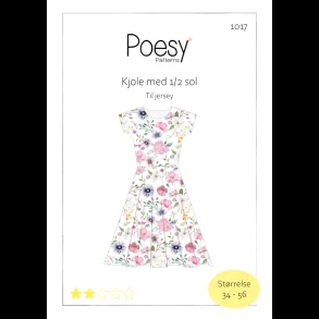 Kjole med 1/2 sol 1017