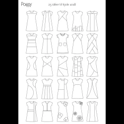 Jerseykjole med lommer 1018