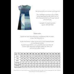 Jerseykjole med lommer 1018