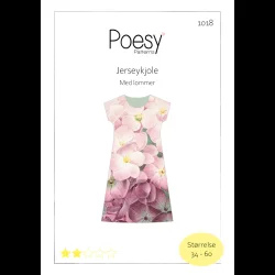 Jerseykjole med lommer 1018