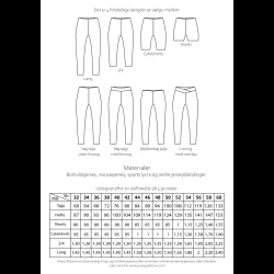 Leggins uden sidesm 1021