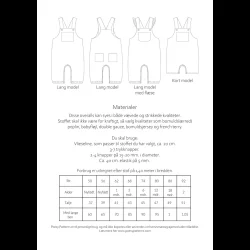 Overalls med tryk�bning i benene 138