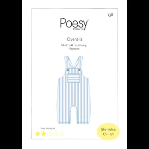Overalls med tryk�bning i benene 138
