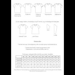 T-shirt med forskellige rmer 116