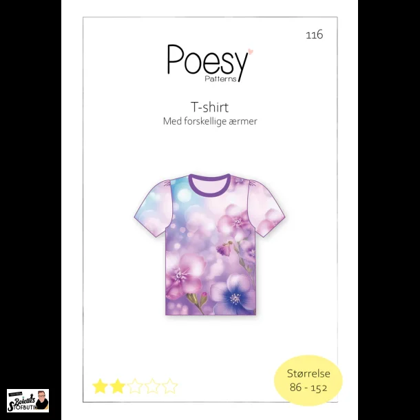 T-shirt med forskellige rmer 116