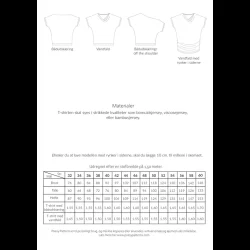 T-shirt med b�dudsk�ring &amp; vandfald 1057