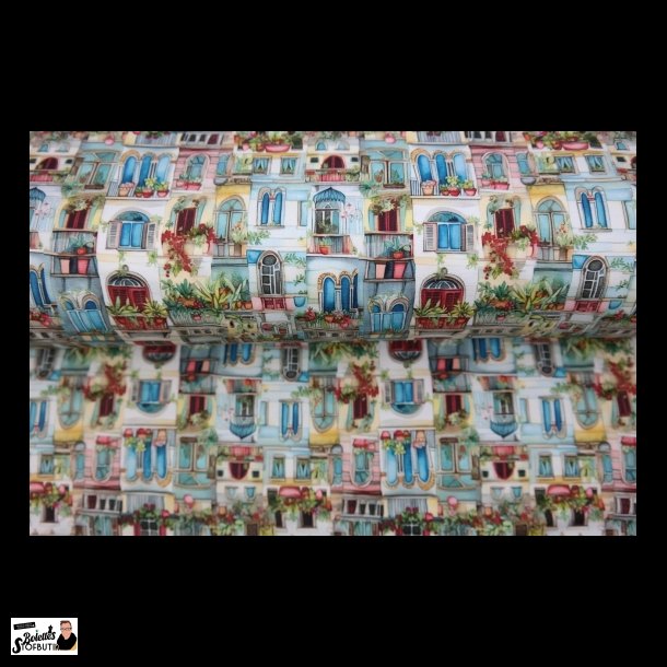 Summer balconies bomulds jersey