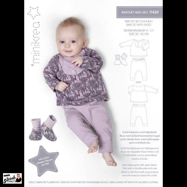 Babyst med sko 11420