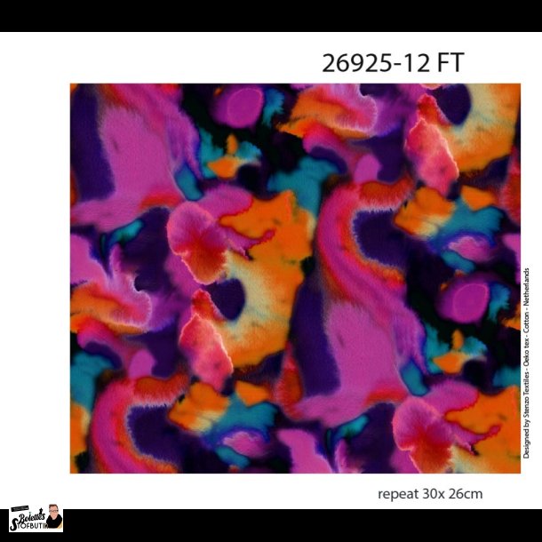 Cosmic waves french terry