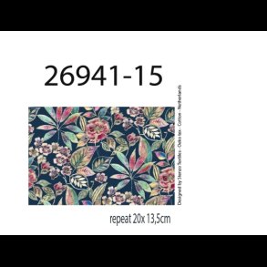 Ornate echo bomulds jersey